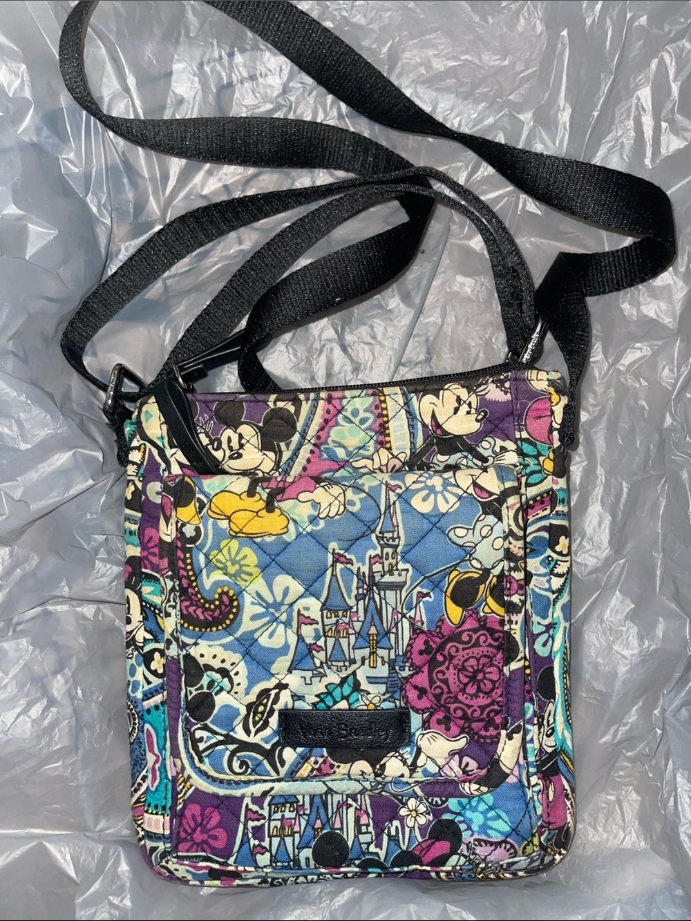Disney Vera Bradley Miskey’s Celebration Floral Crossbody Bag